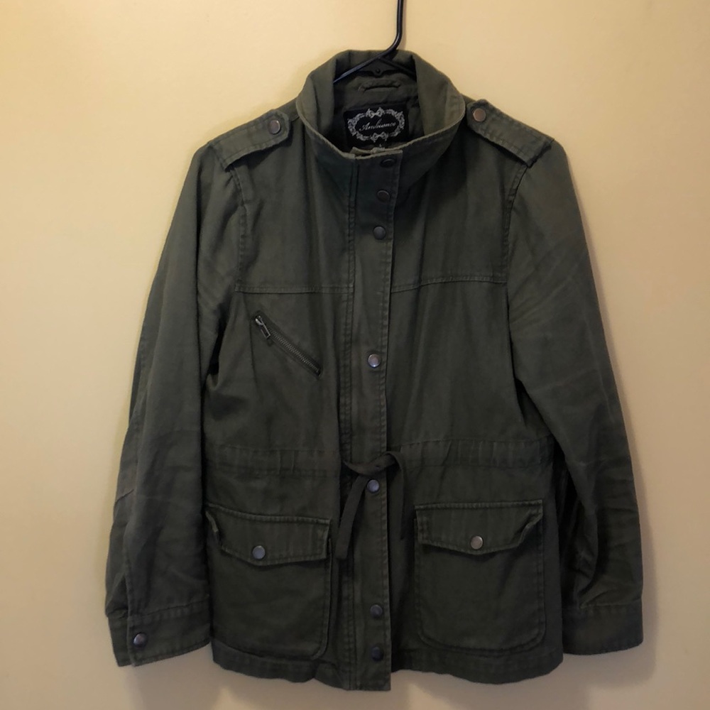 Ambiance Olive Green Oversized Coat